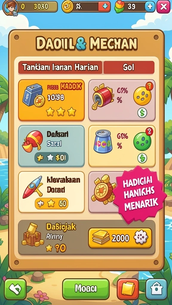 Berbagai pilihan mesin slot dengan tema menarik.