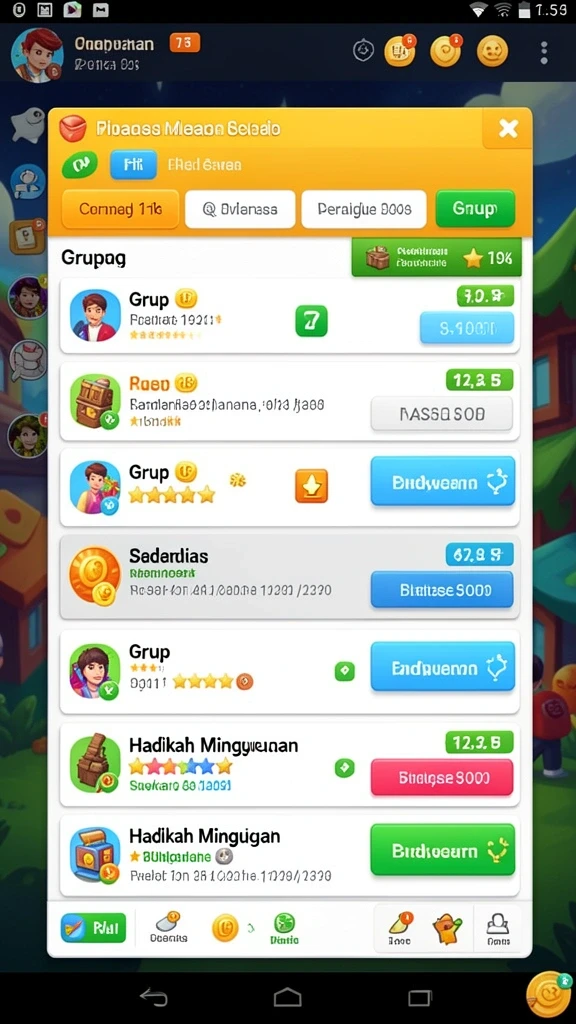 Fitur leaderboard untuk berkompetisi dengan teman.