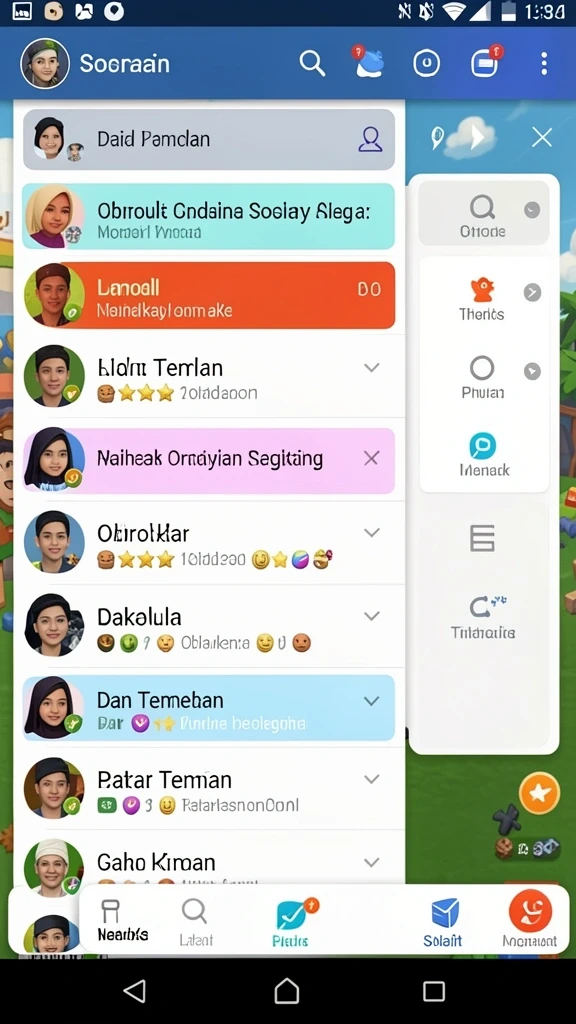 Tampilan antarmuka yang ramah pengguna.