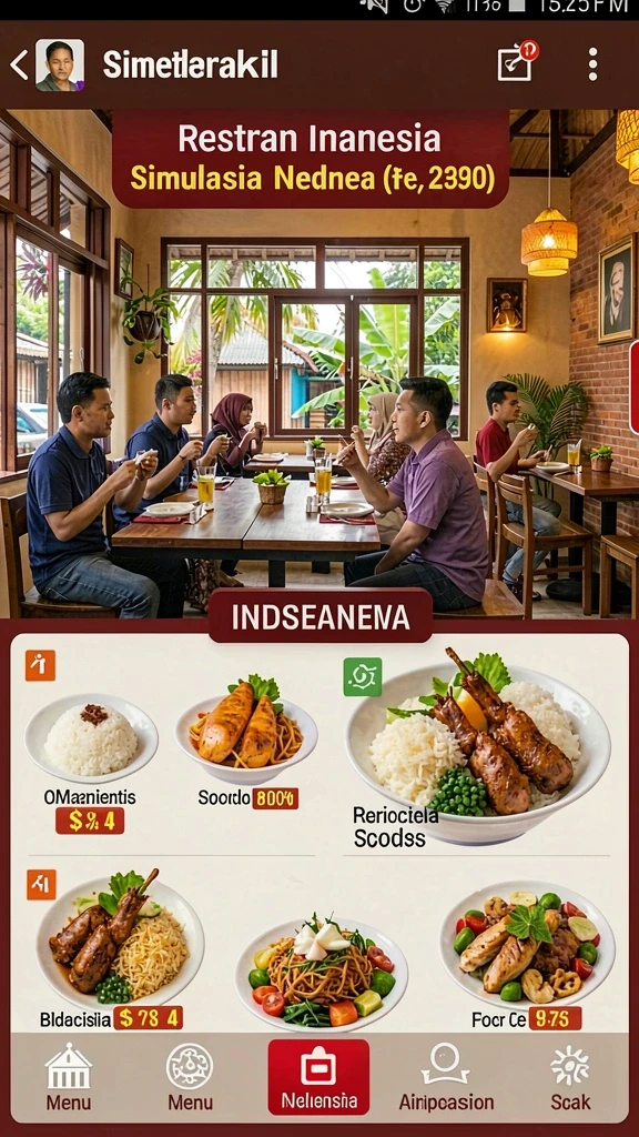 Tampilan antarmuka yang mudah digunakan.
