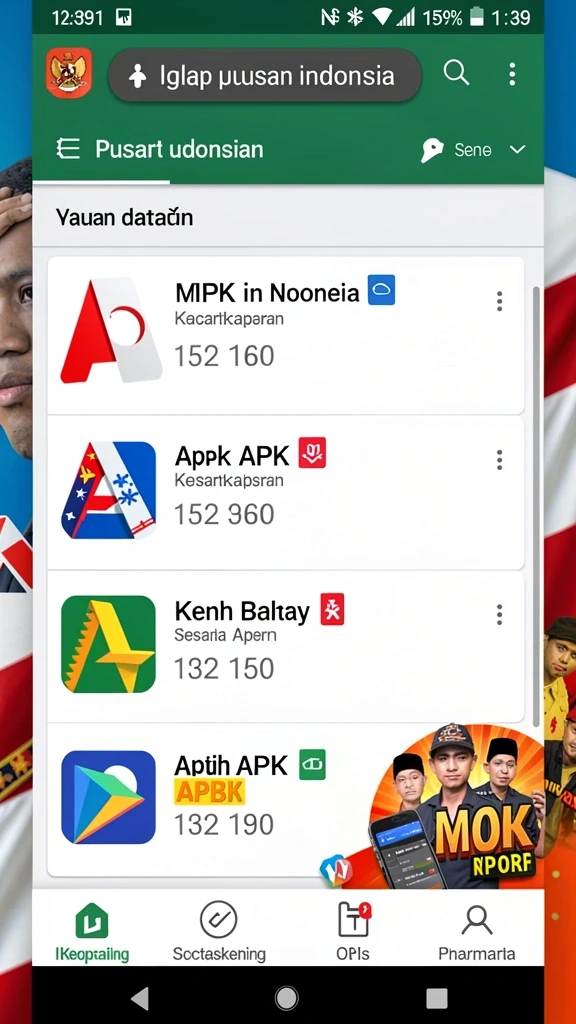 Screenshot fitur bonus menarik yang tersedia.