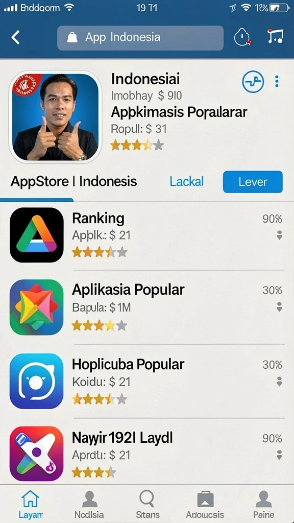 Screenshot antarmuka pengguna yang ramah dan intuitif.