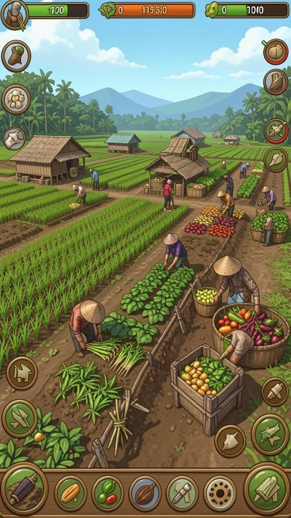 Screenshot gameplay yang menunjukkan tantangan seru.
