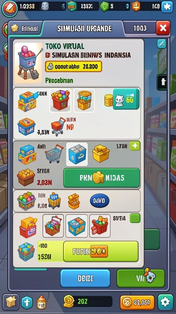 Tantangan seru di salah satu level permainan.
