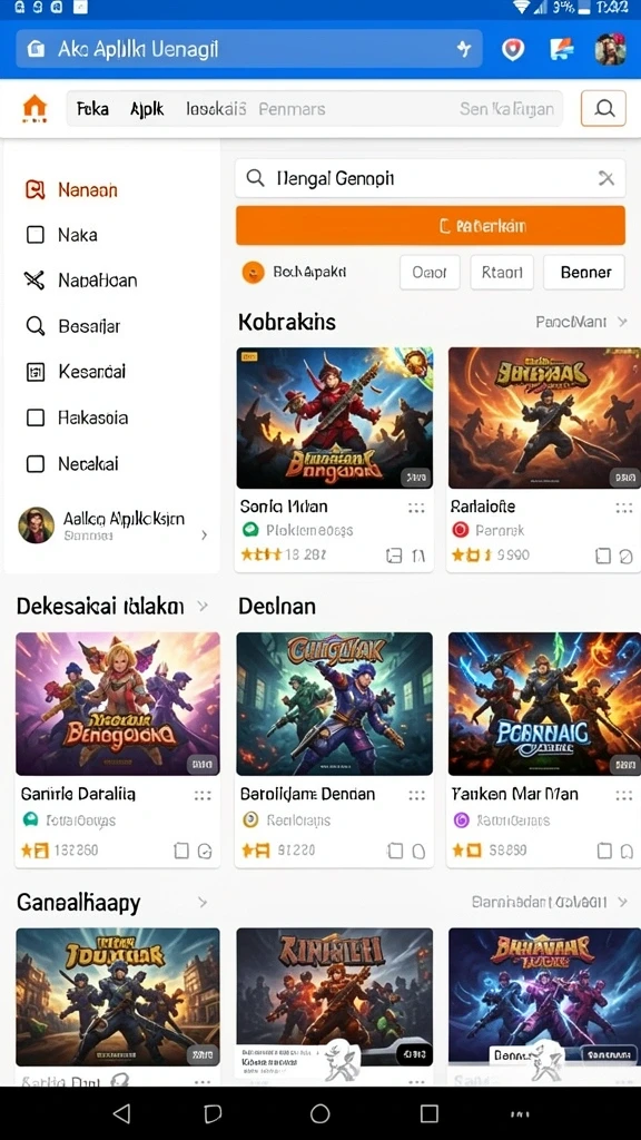 Tangkapan layar menunjukkan karakter utama dalam aksi eksplorasi.