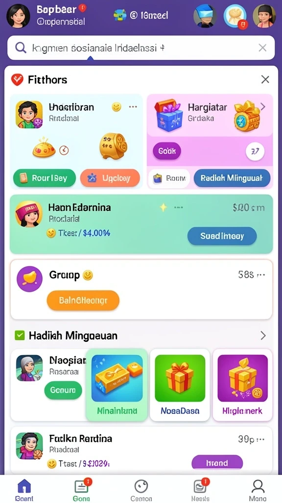 Mode multiplayer yang mendebarkan bersama teman.
