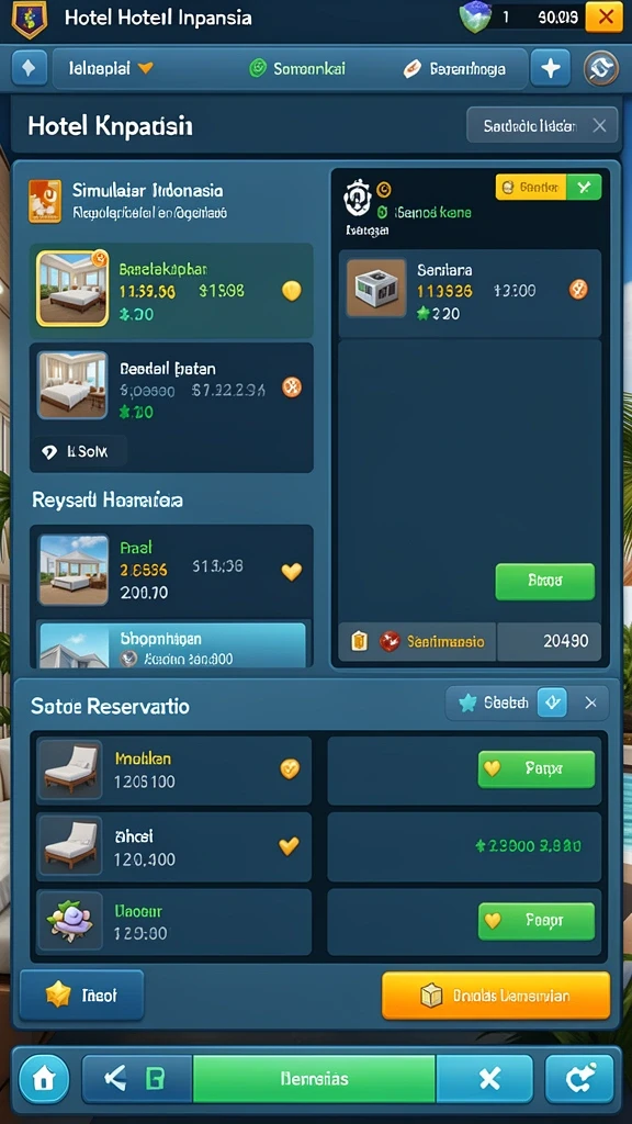 Screenshot dari level baru yang menantang.