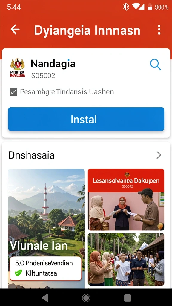 Tampilan antarmuka yang intuitif dan menarik.
