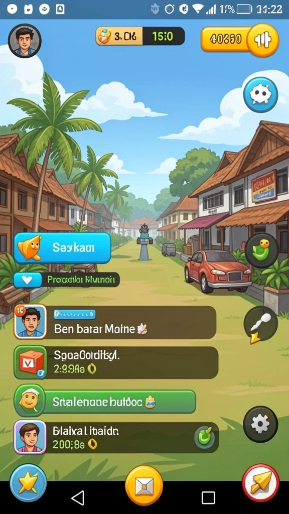 Berbagai level menarik yang menantang pemain.