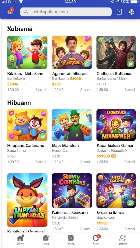 Tampilan awal aplikasi MADU303 yang menarik.