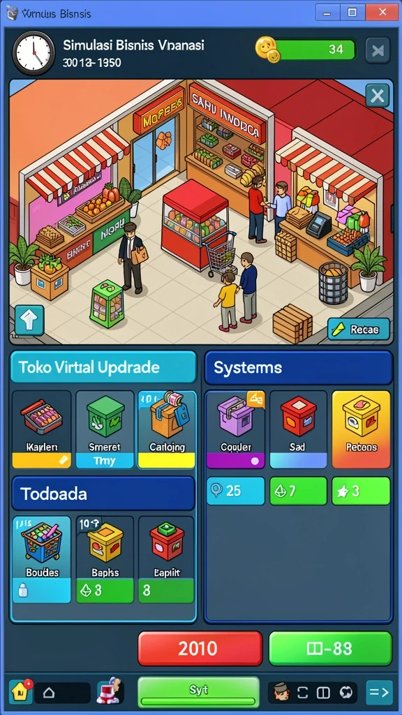 Screenshot lengkapi dengan fitur interaksi sosial antar pemain.