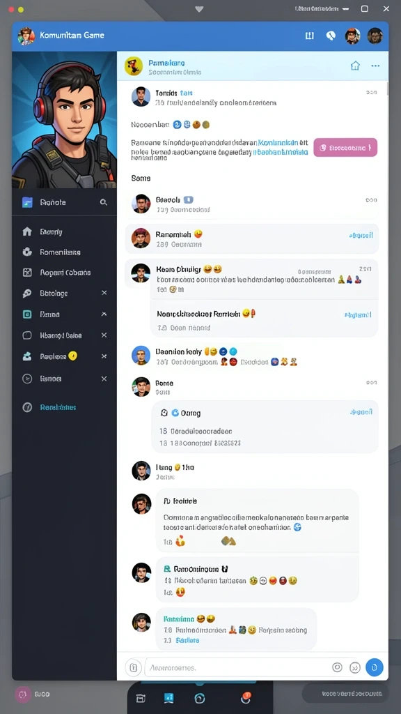 Screenshot memperlihatkan fitur kompetisi online yang menarik.