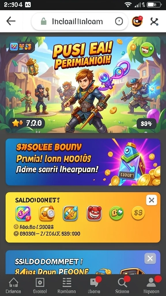 Bonus dan promosi menarik untuk pengguna baru.