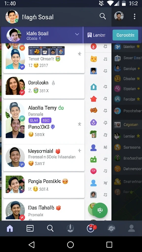 Berbagai karakter menarik untuk dimainkan.