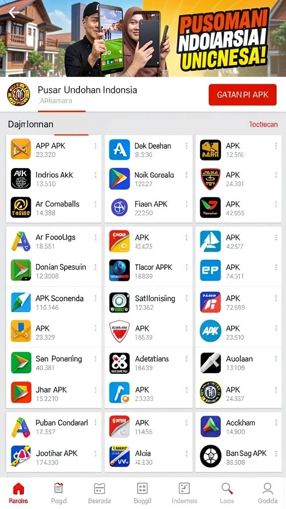 Komunitas aktif yang saling mendukung.