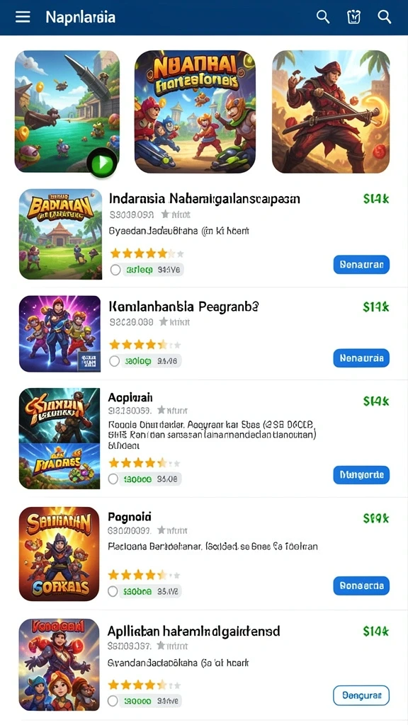 Tampilan antarmuka yang menarik dan user-friendly.