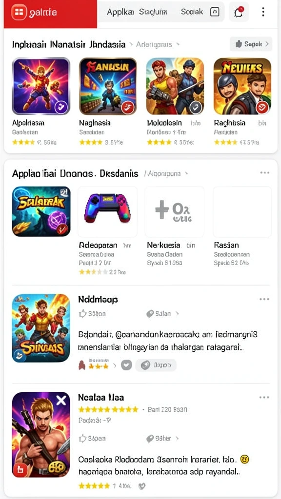 Tampilan antarmuka yang menarik dan sederhana.