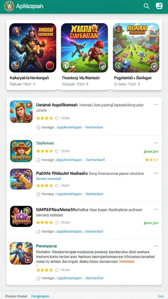 Grafis yang memukau dan detail yang halus.