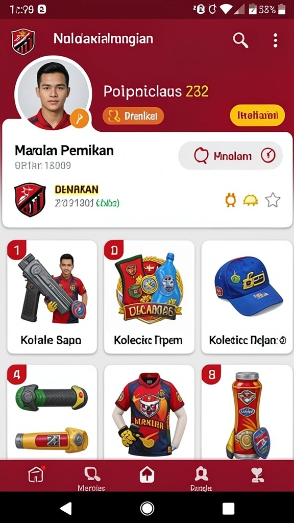 Beragam permainan menarik dalam satu aplikasi.