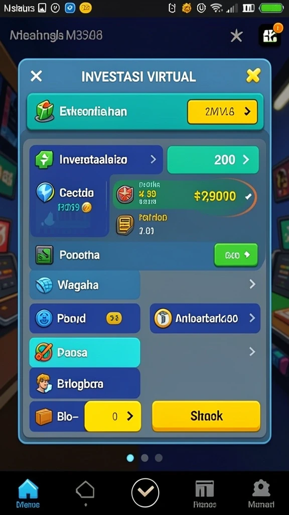 Fitur sosial yang membuat permainan lebih interaktif.