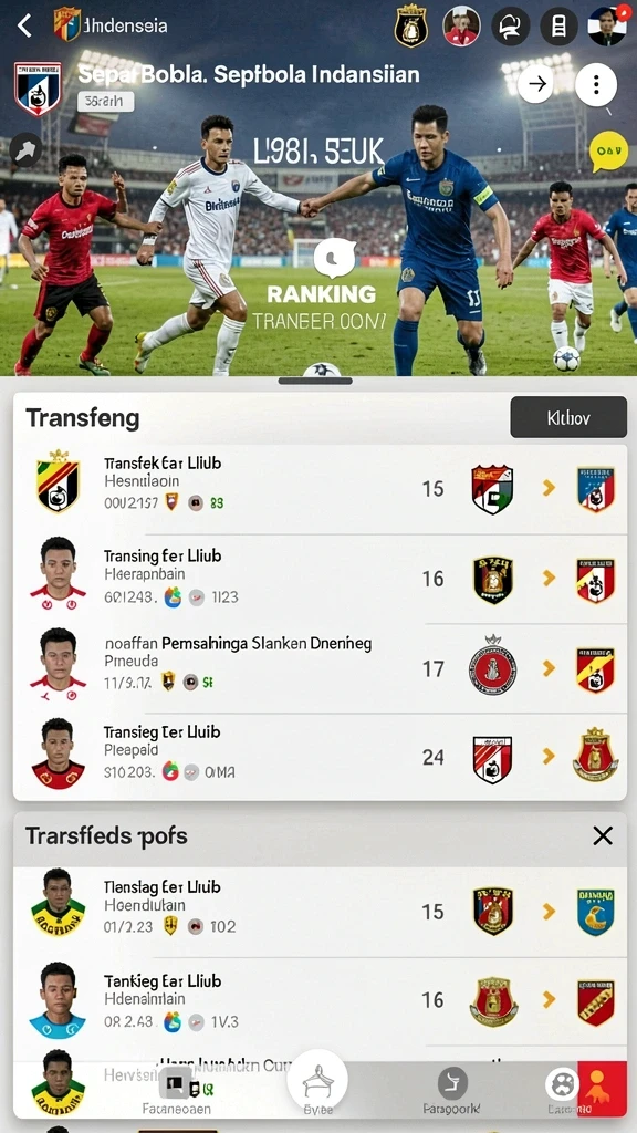 Tampilan antarmuka utama yang menarik dan intuitif.