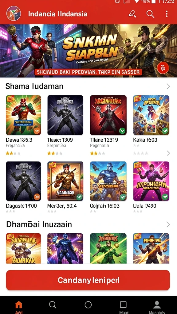 Berbagai karakter unik untuk dipilih dan dimainkan.