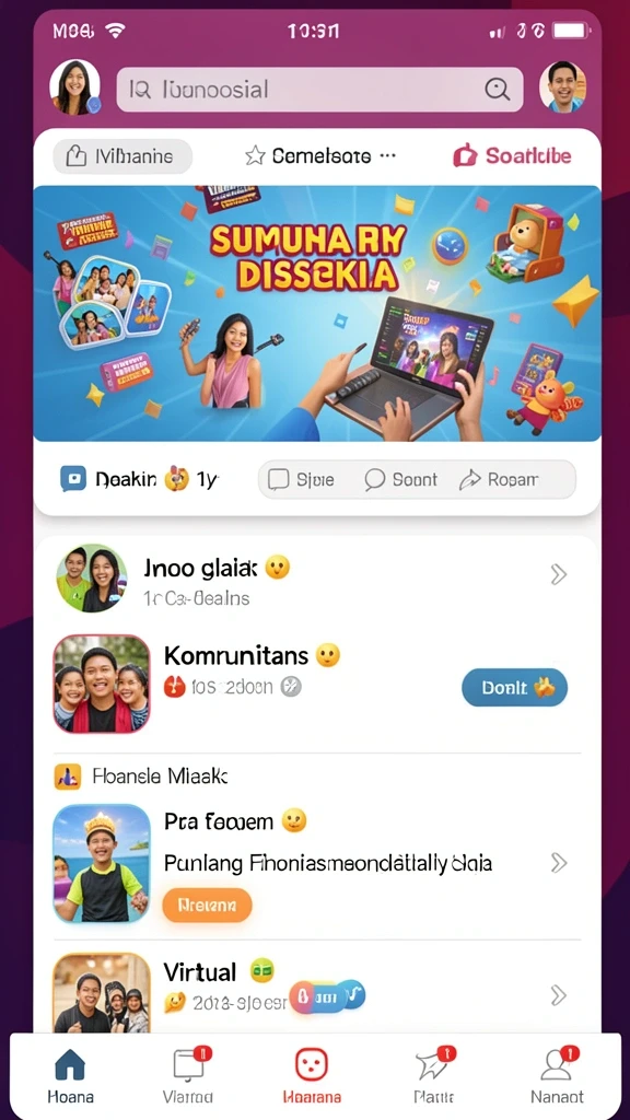 Kompetisi seru dengan teman dan pemain lainnya.