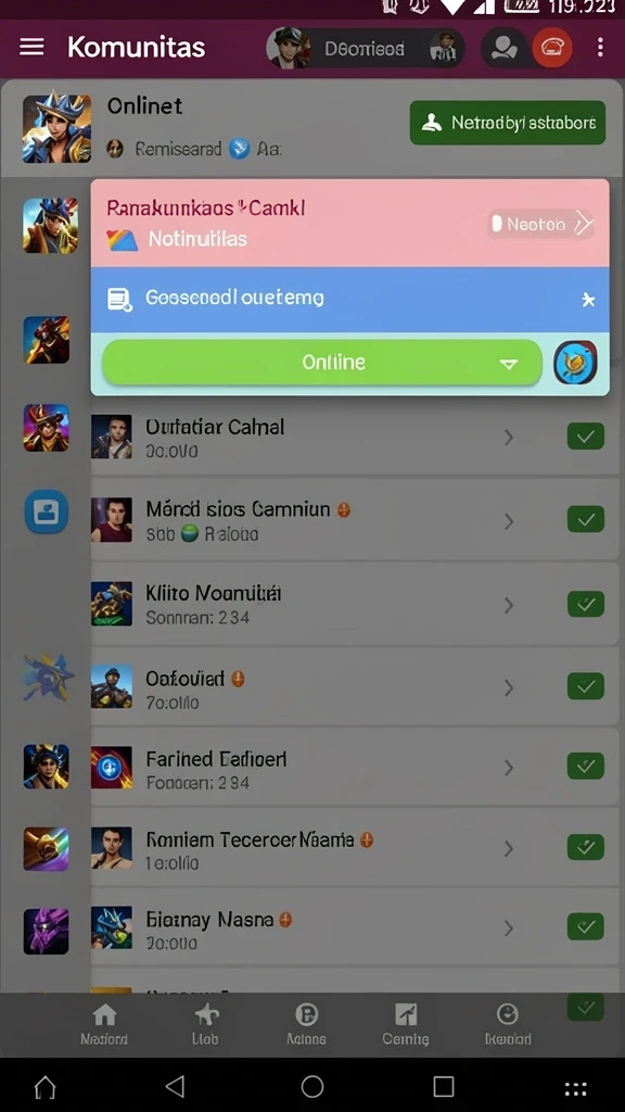 Tampilan antarmuka yang menarik dan user-friendly.