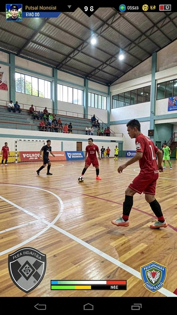 Lingkungan yang indah dan mendetail dalam permainan.