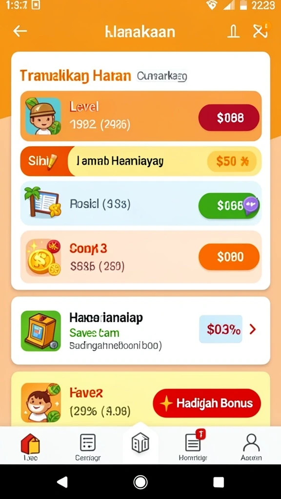 Level yang menantang dan penuh strategi.