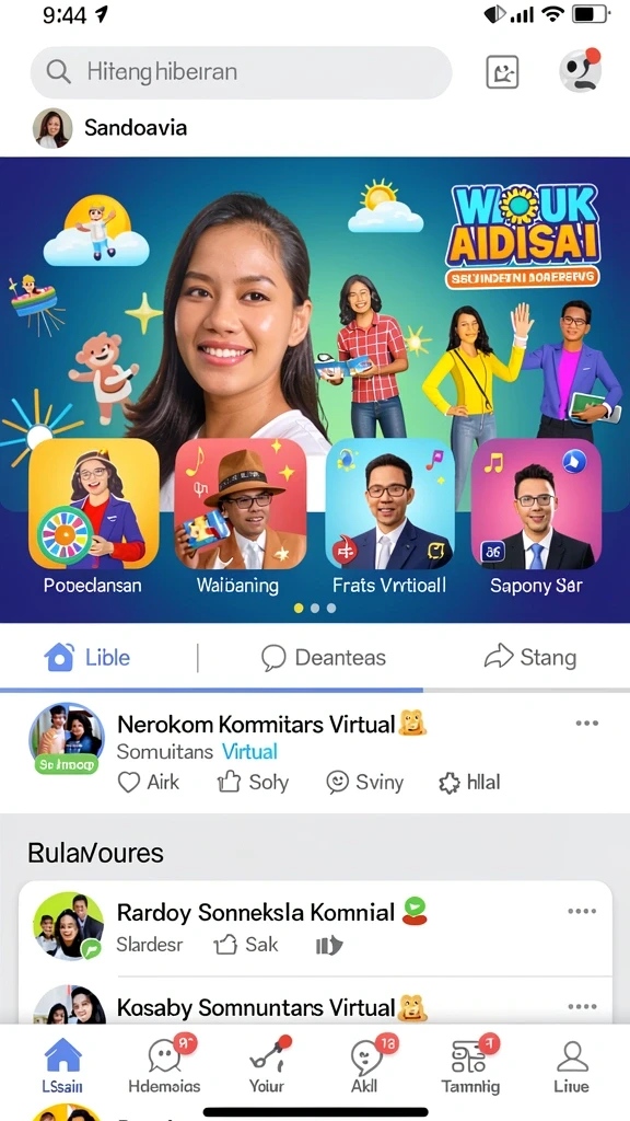 Mode permainan yang seru dan kompetitif.