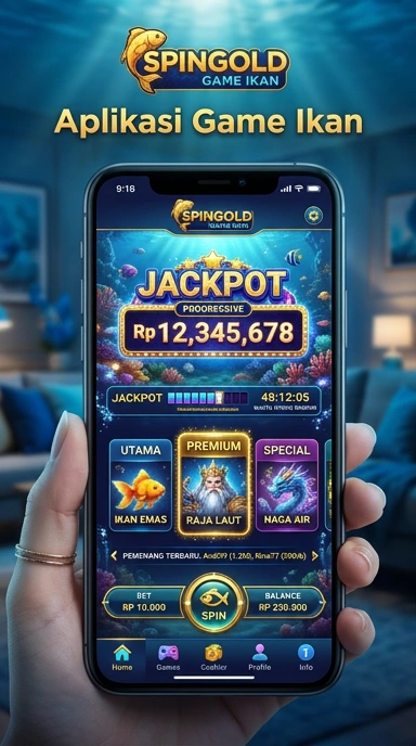 spingold — layar beranda